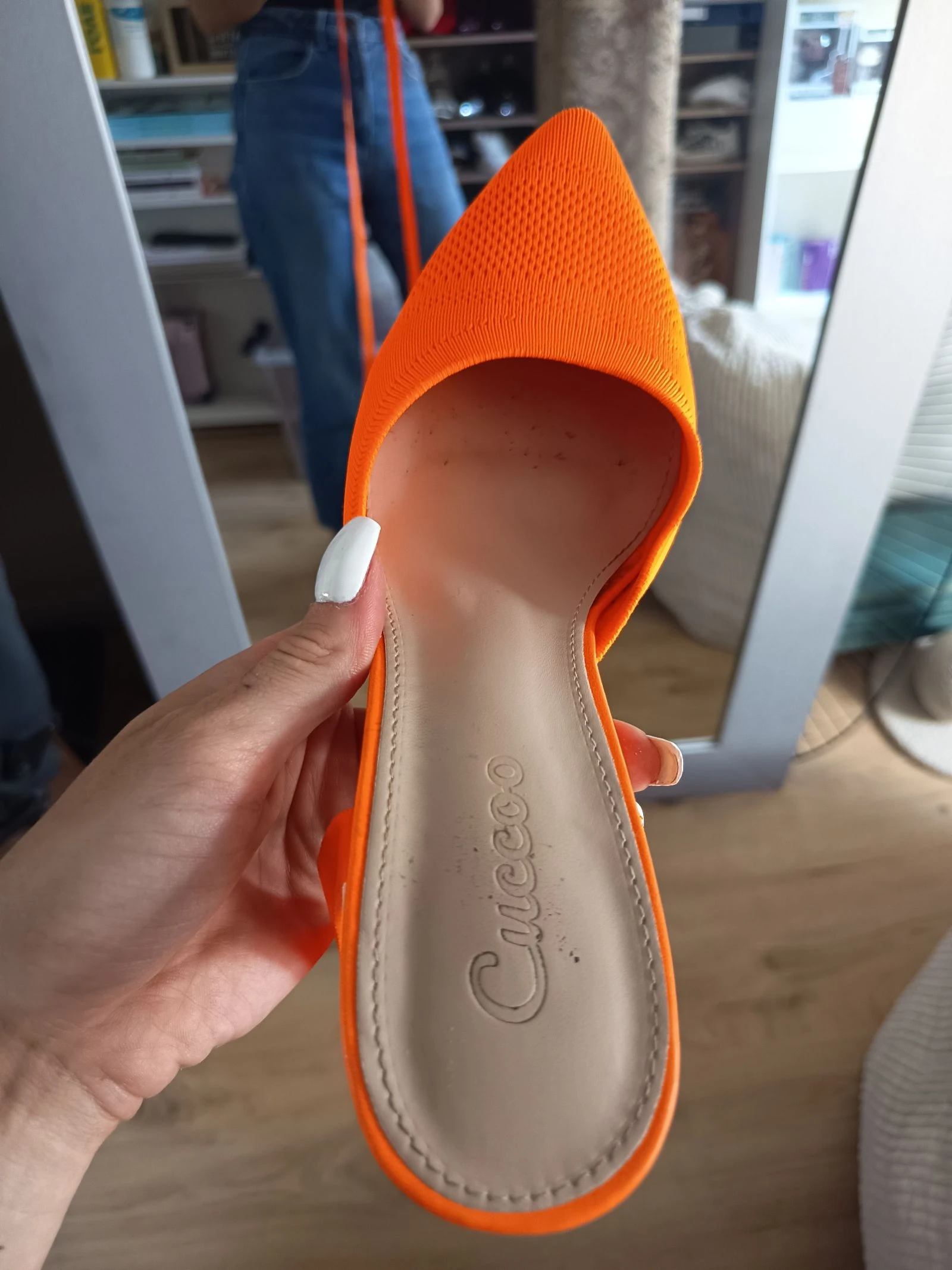 Zapatos de tacón naranja fluorescente – photo 7
